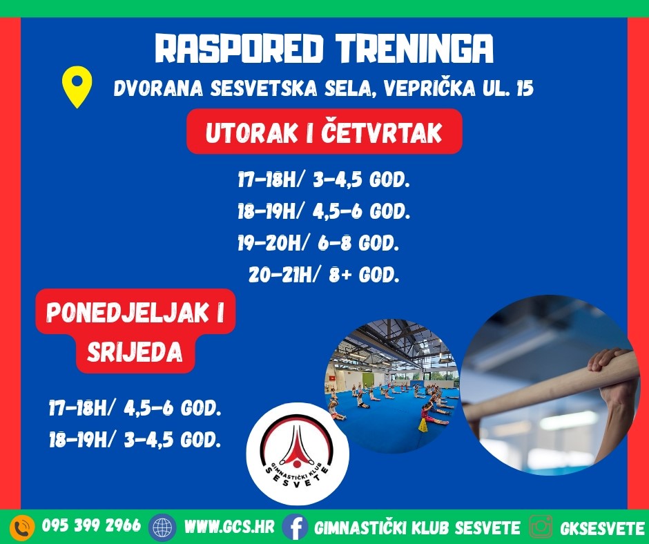 termini za dvoranu Sesvetska Sela